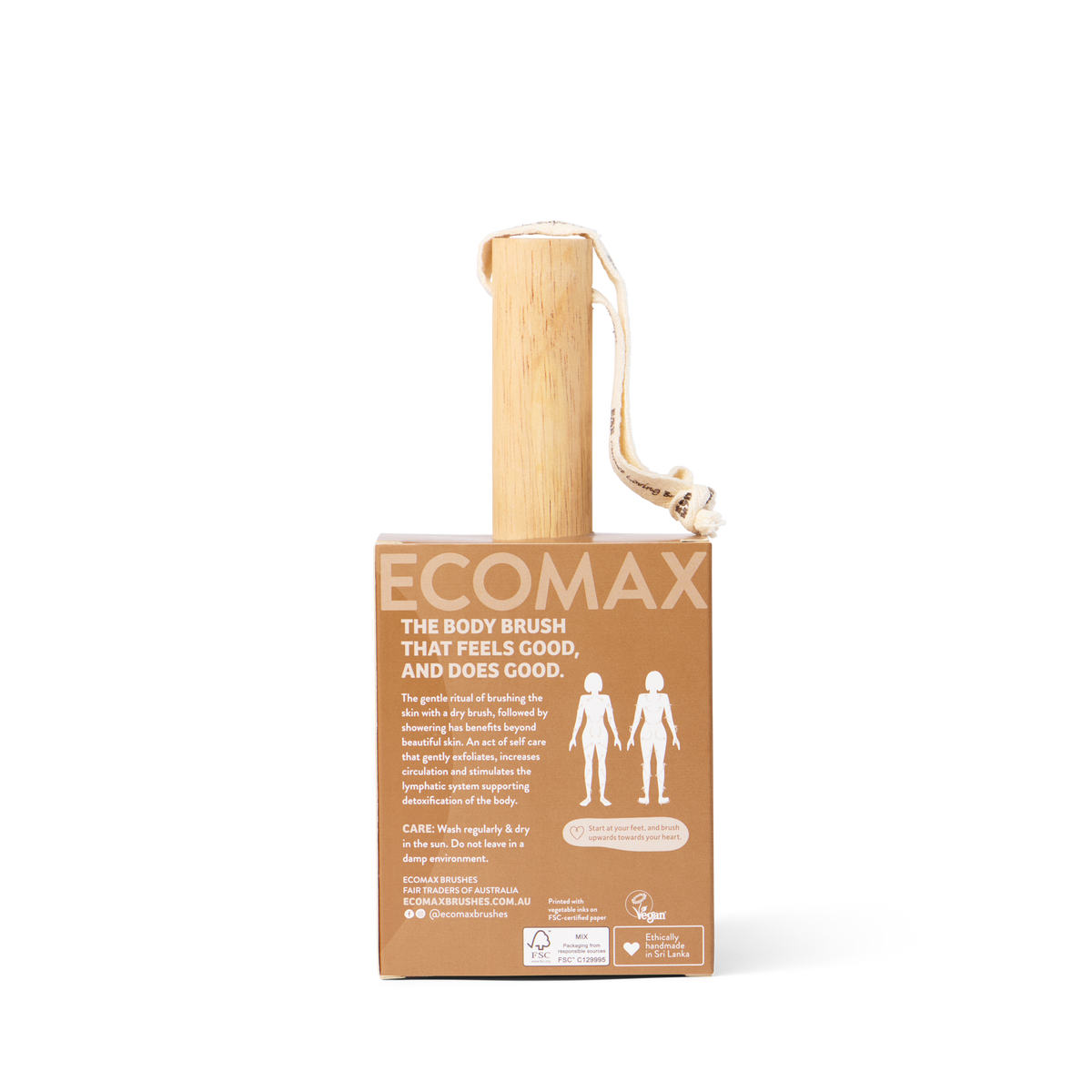 Spa Body Brush – Firm Sisal (Natural)