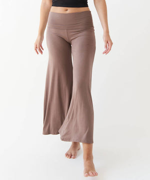 Bamboo Ankle-Length Palazzo Pants