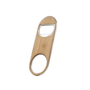 Customizable Wooden Keychain Bottle Opener
