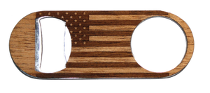 Customizable Wooden Keychain Bottle Opener