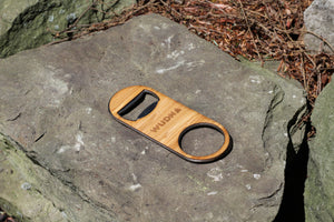 Customizable Wooden Keychain Bottle Opener