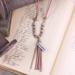 Grateful Tassel Necklace