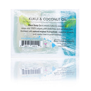 Hawaiian Waters Bar Soap with Kukui and Coconut Oil, 6 oz