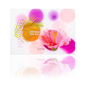 Hibiscus Bar Soap with Kukui and Coconut Oil, 6 oz