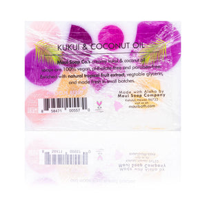 Hibiscus Bar Soap with Kukui and Coconut Oil, 6 oz