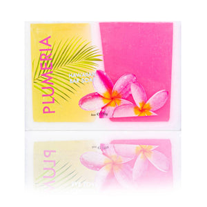 Plumeria Bar Soap with Kukui and Coconut Oil, 6 oz