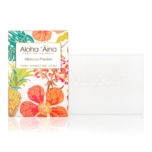 Aloha 'Aina Hibiscus Passion Bar Soap, 5 oz