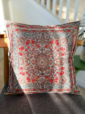 Floral Boho Pillow Cover 18x18