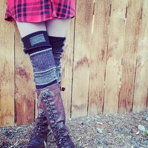 Upcycled Sweater Leg Warmers