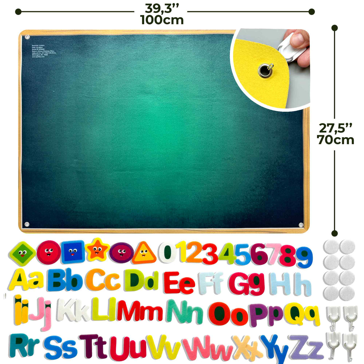 ABC Felt Board for Kids - Educational Flannel Toy