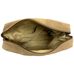 Recycled Military Tent Crossbody with Vintage Fabric