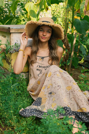 Milk & Honey Bohéme Maxi Slip Dress