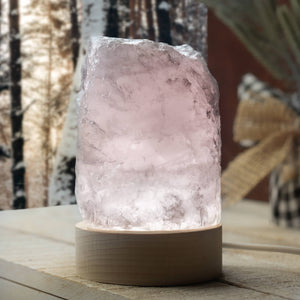 Rose Quartz LED Lamp