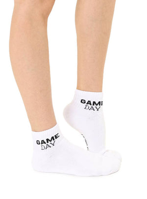 Game Day Classic Ankle Socks – White