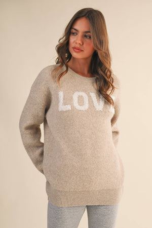 Love Cozy Soft Sweater Top