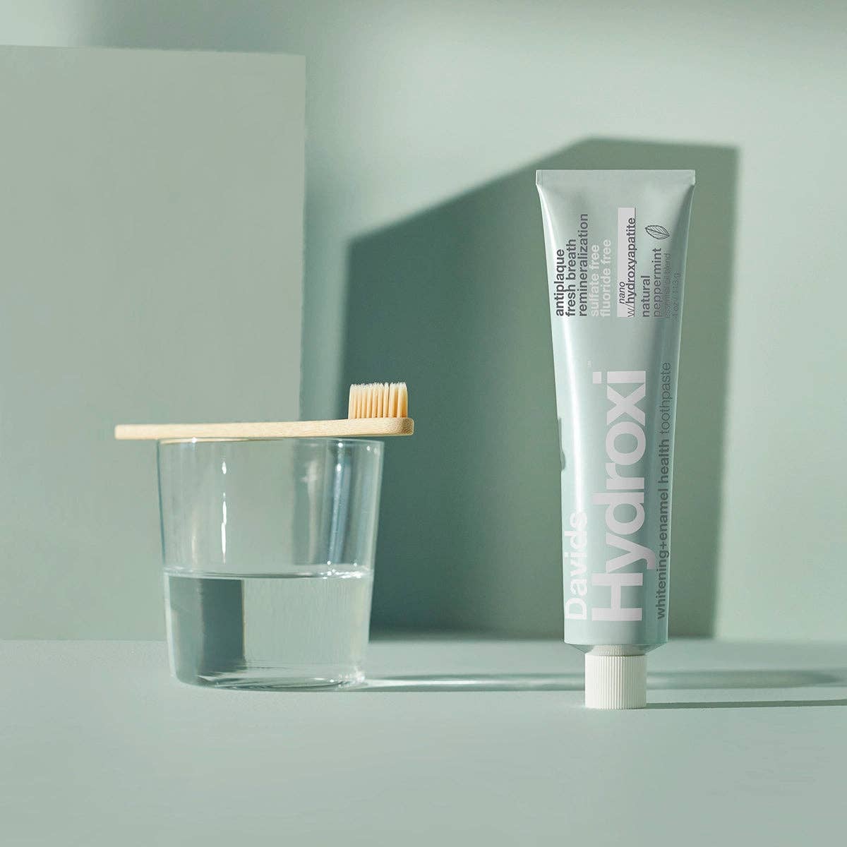 Davids Hydroxi™ Whitening + Enamel Health Toothpaste – Peppermint, 4 oz
