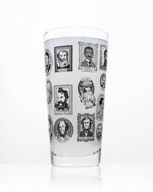 Great Beards of Science Beer Glass