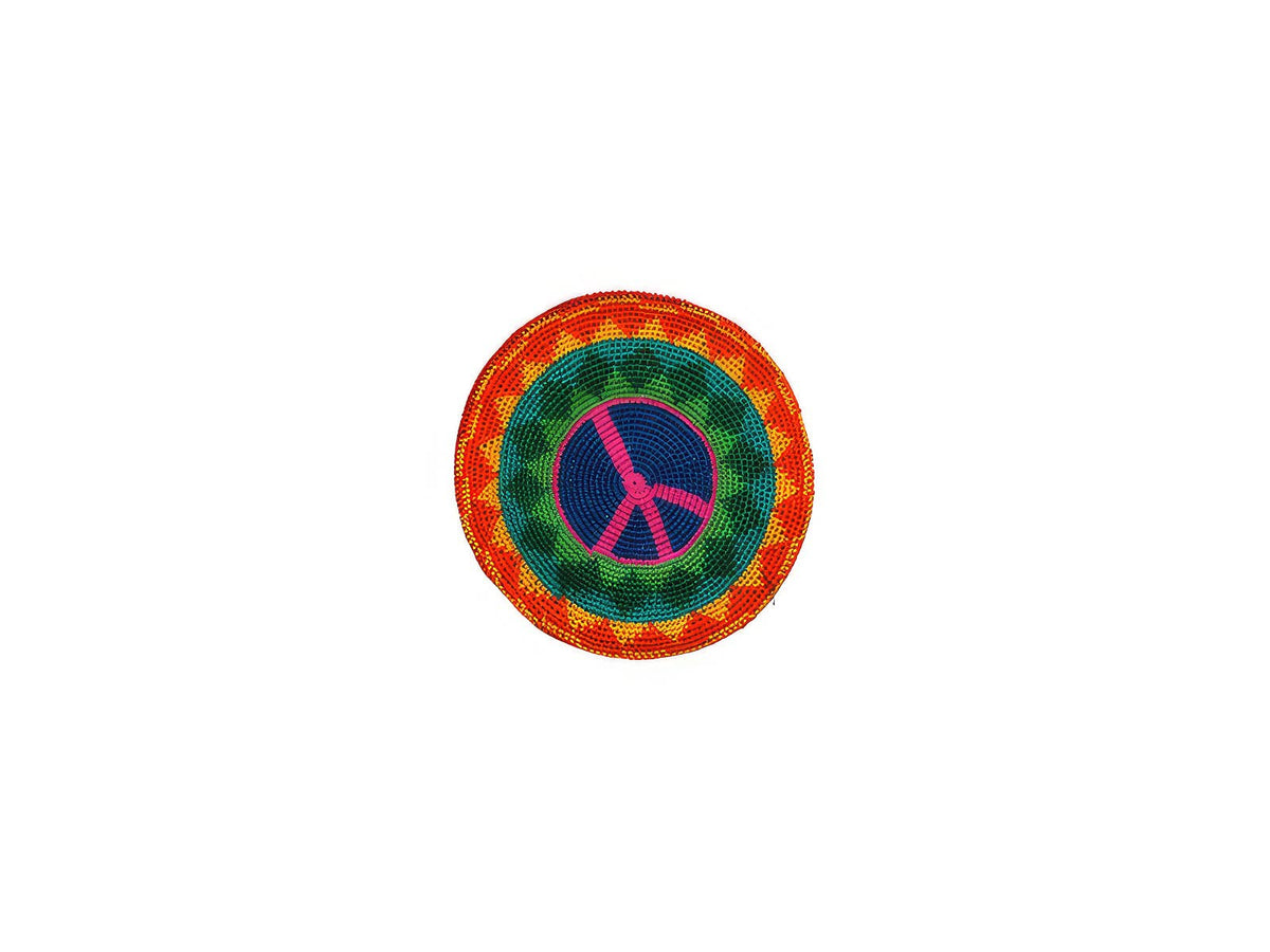 Peace Sign Crochet Tam