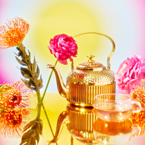 555: Celestial Harmony: Papaya-Mango-Rose Tea