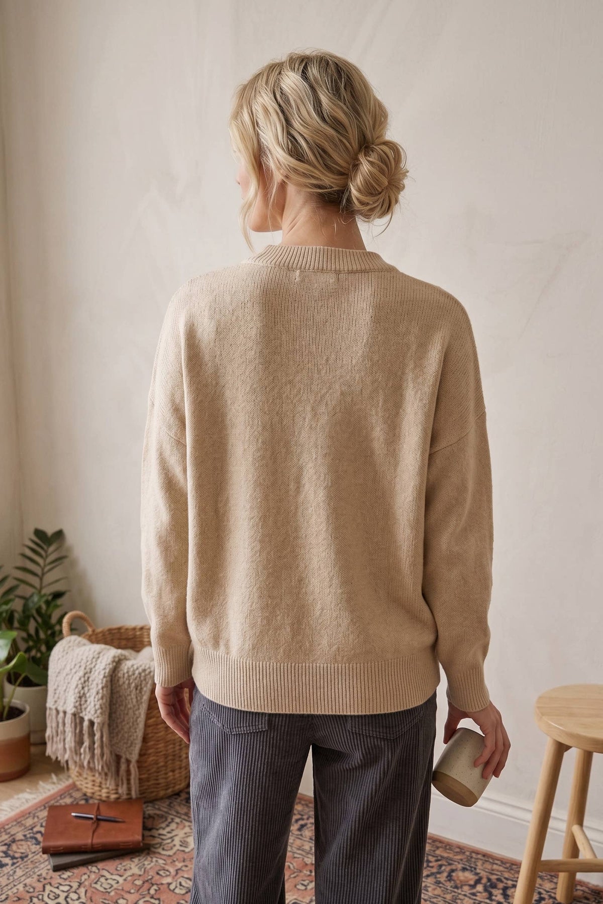 Sheep Graphic Oversized Sweater