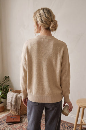 Sheep Graphic Oversized Sweater