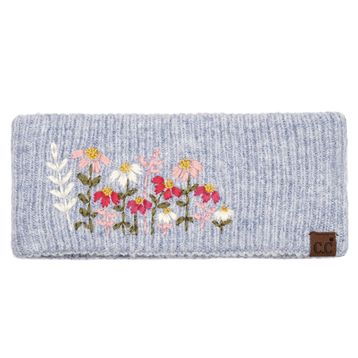 C.C Floral Embroidered Headwrap
