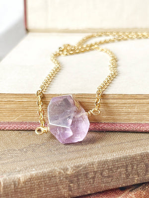 Amethyst Nugget Necklace
