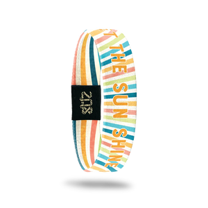 Let The Sun Shine In - Peace & Love Elastic Bracelet