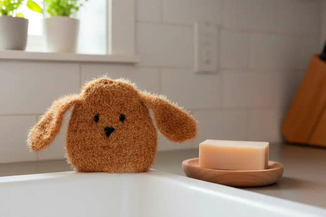 Rufus Scrubby– Cute Dog Dish Scrubber