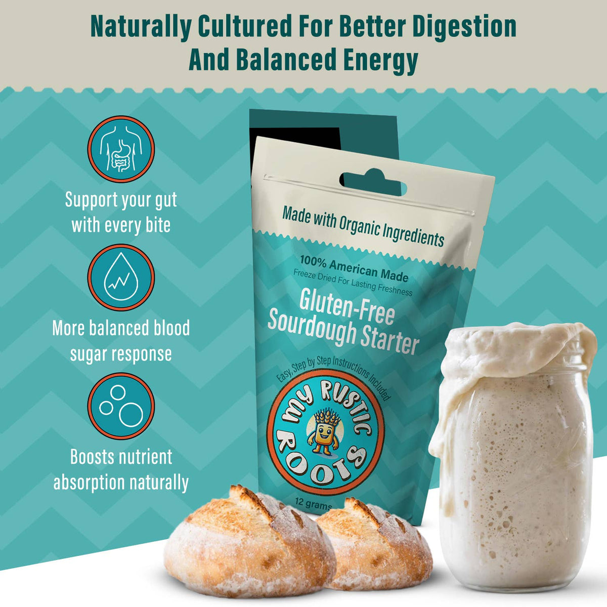 Organic Gluten-Free Sourdough Starter Culture