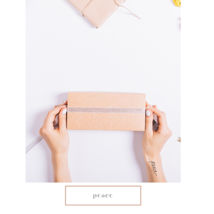 Peace Calligraphy Temporary Tattoo