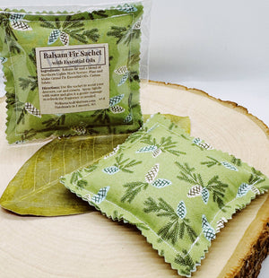 Balsam Fir Aromatherapy Sachet - Mini Pinecones