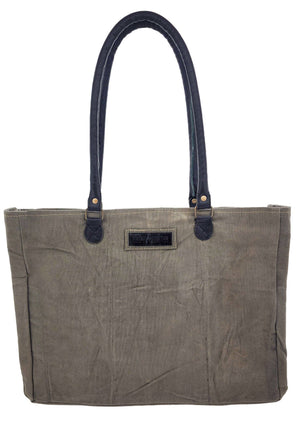 Peace Love Multicolor Recycled Tent Market Tote