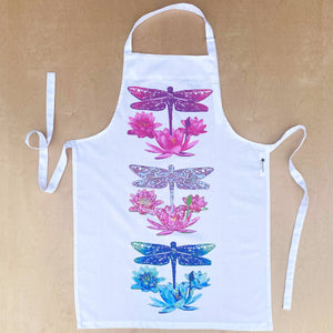 Dragonfly Trio Kitchen Tea Towel Flour Sack Cotton