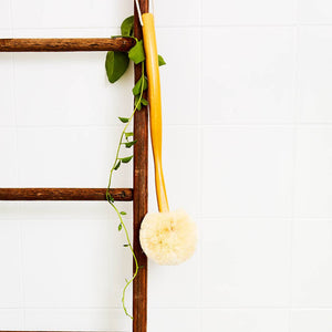 Back Body Brush w/Handle All Natural