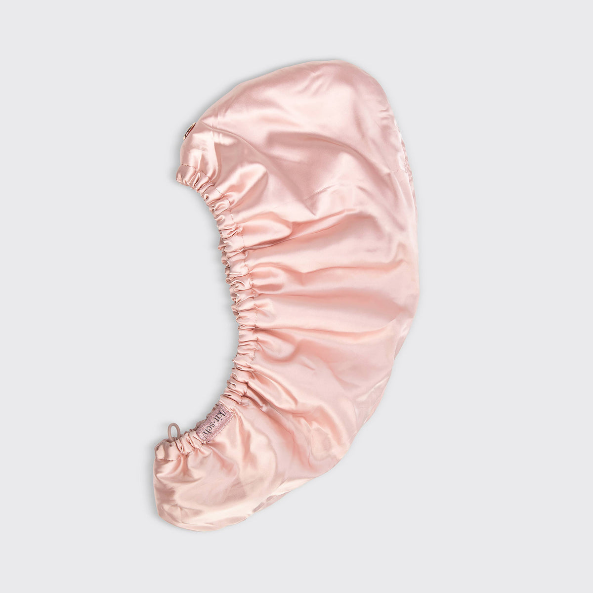 Satin-Wrapped Hair Towel – Blush