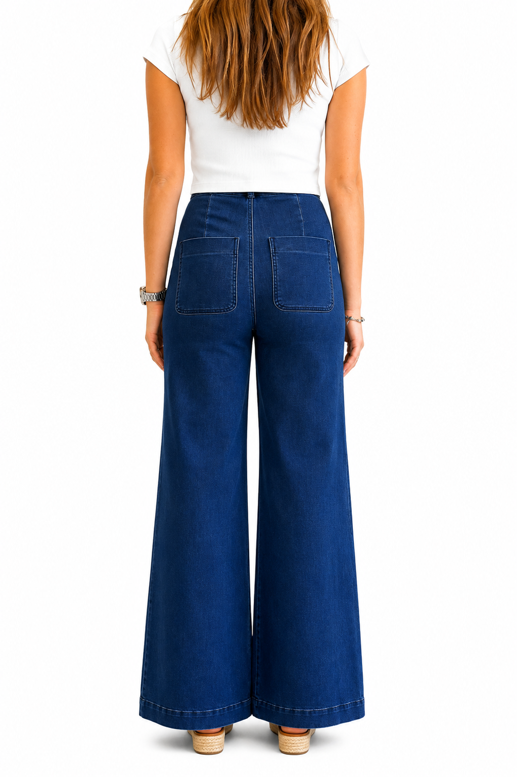 Better Butter Wide-Leg Patch Pocket Jeans – Safia