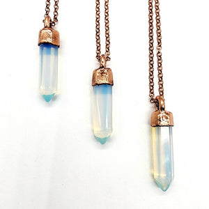 Polished Opalite Point Necklace