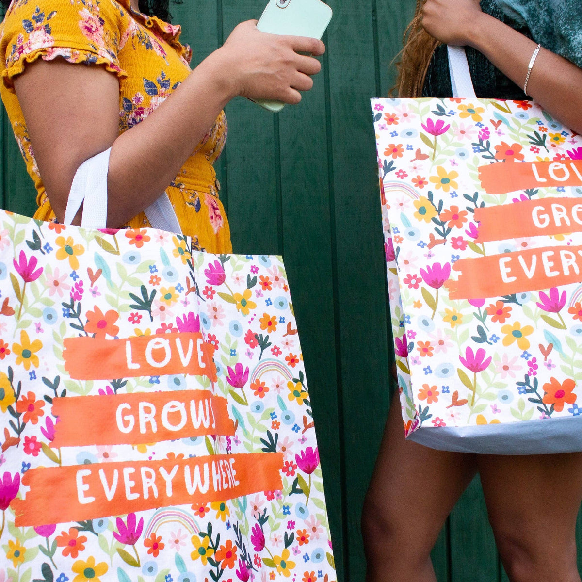 Love Grows Jumbo Beach Bag Tote