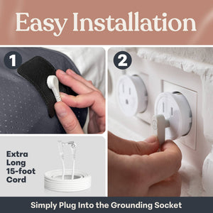 King Gray Grounding Mat for Bed