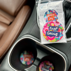 Inspirational Car Coasters – Set of 2