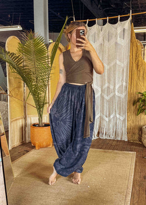 Flowy Hippie Tie Dye Baggy Yoga Pant