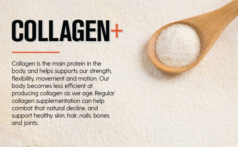 Collagen+ with Hydrolyzed Collagen Powder - Biotin - Hyaluronic Acid & Vitamin C
