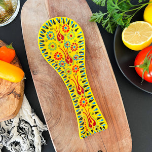 Ceramic Spoon Rest, Handmade Kitchen Decor, Spoon Holder