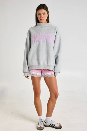 Mahjong Embroidery Sweatshirt