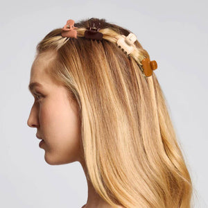 Recycled Plastic Mini Cloud Clips 8pc Set - Sedona