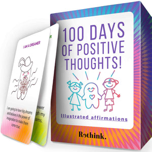 Rethink! Affirmation Cards for Kids - 100 Cards