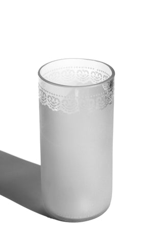 Handcrafted Upcycled Glass Tumblers, Set of 2