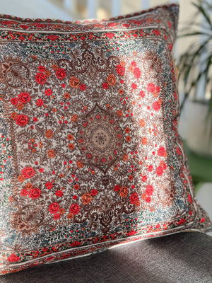 Floral Boho Pillow Cover 18x18