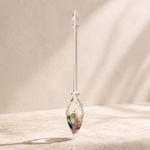 Gemstone Vial Shine Bright – 24k Gold & Rhodochrosite